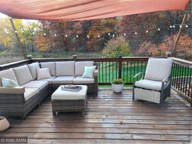 Newer deck with sun shade.