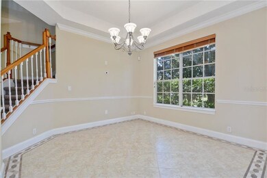 Dining Room with Decorator Tile Inlays