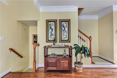 Hardwood floors throughout the main level and crow