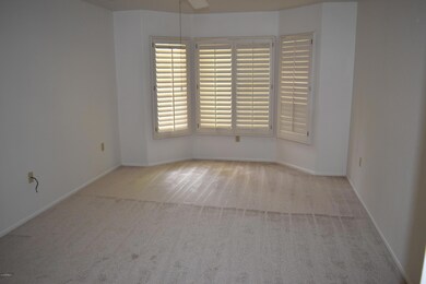 Master Bedroom with Shutters and Bay win