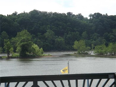 Another view of the river from the deck.