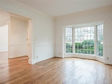Living Room, bay window & oak hardwood floor
