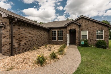 Easy landscaping with decorative rock, instead of mulch.