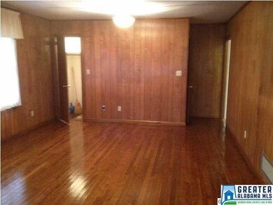 beautiful hardwood floors in den