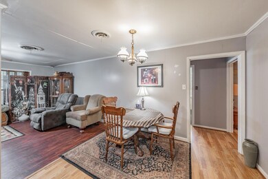 Dining room featuring an inviting chandelier, ligh