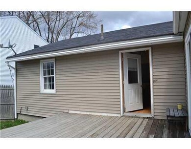 Exterior Back. Door off Dining Room...