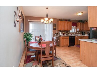 Eat in kitchen that also opens up to the living ro
