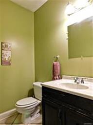 Very nice half bath directly off of breakfast area
