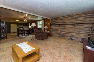 Living Room Also Has A Small Front Porch