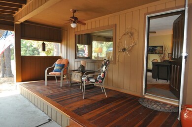 Front porch sitting space.