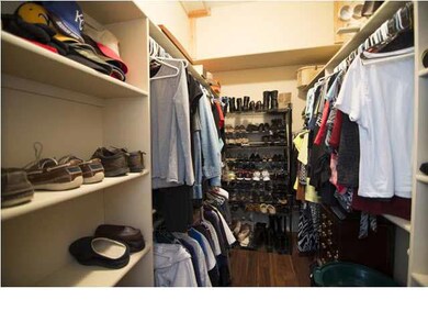 Master Closet with 3 Levels of Racks