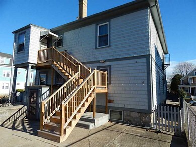 Exterior Front. nice rear stairs