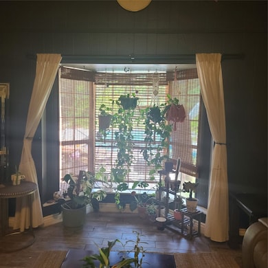 bay window in living room