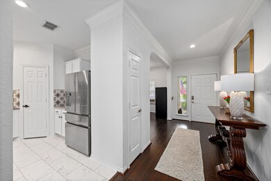 A look towards the front door.