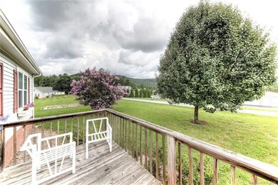 Front deck with views