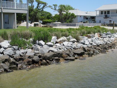 Rock Bulkhead along the Shore