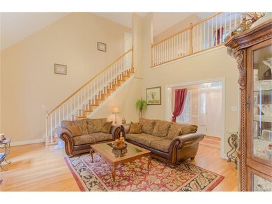 Family Room with open Loft above