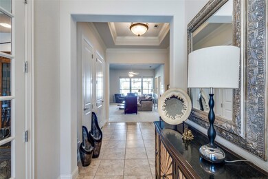 Entryway with Views of Lake and Golf Course as Ent