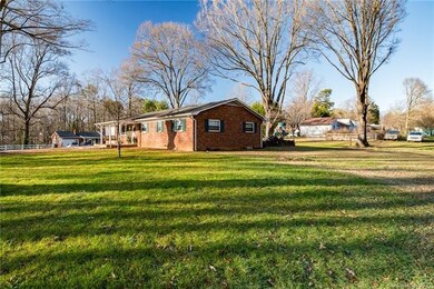 front yard side view from the corner of the lot