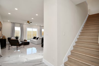 The home is flooded with natural sunlight. Welcome