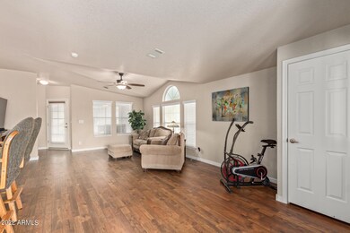 Faux wood flooring