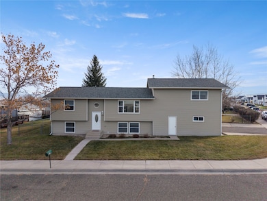 View of split foyer home