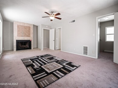 Fireplace in the Primary Suite