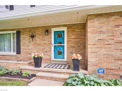 A welcoming, covered entrance greets your guests.
