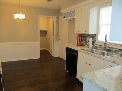 Kitchen view from dining