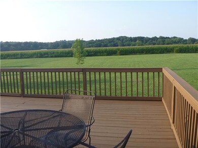 This is your view from the deck at the back of the home.  Just as beautiful as from the front porch!