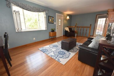 Large Picture Window adds lots of light with Stair