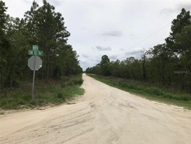 This is the view west down SW 94th LN.  You would 