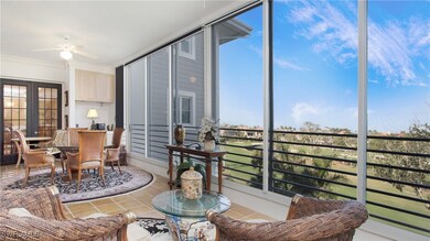 Sunroom / solarium featuring ceiling fan and frenc