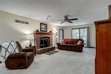 Large Living Room with View of Deck
