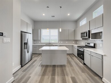 2nd floor kitchen with walk in pantry.