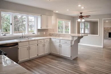 The kitchen has one-of-a-kind composite counters a