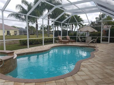 Custom in-ground pool and spa.