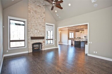 Sophisticated living room with open floor plan! Qu