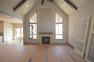 Tons of natural light and great gas fireplace with