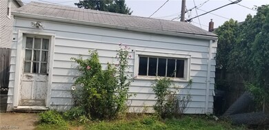 View of side of garage