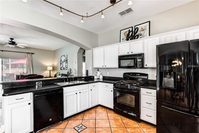 Granite counter tops in Kitchen and a Gas range ma