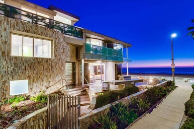 North elevation and Ocean Front Patio