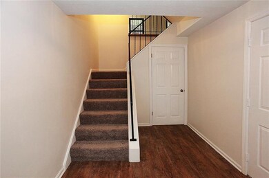 Enter into this stunning large entry.  Garage is t