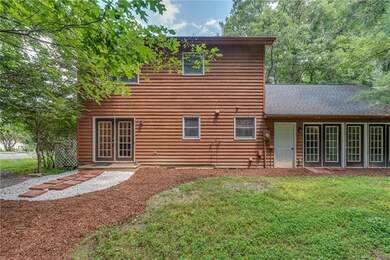 Cozy secluded back yard and back of home