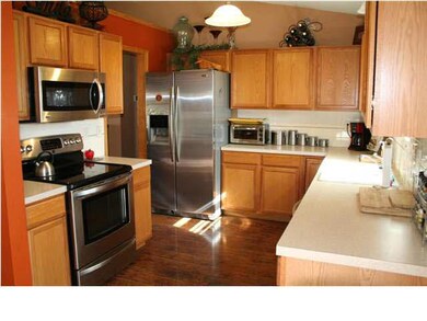 Kitchen features include newer appliances and new 