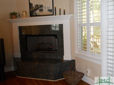 Marble Fireplace in Great Room