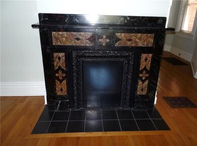 Gorgeous decorative fireplace accents the Living r