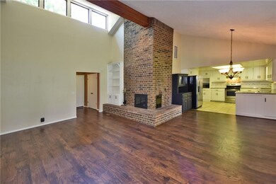 LIVING, DINING, KITCHEN