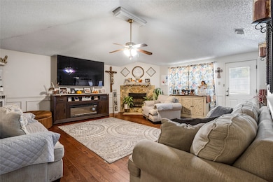 Beautiful wood floors and elevated ceilings