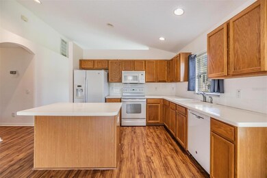 More than ample counter and cabinet space